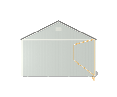 Side Garden Shed 16x36 - Image 12