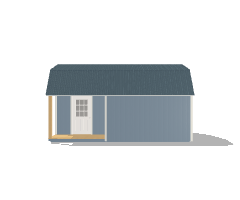 Lofted Corner Porch Cabin 12x20 - Image 3