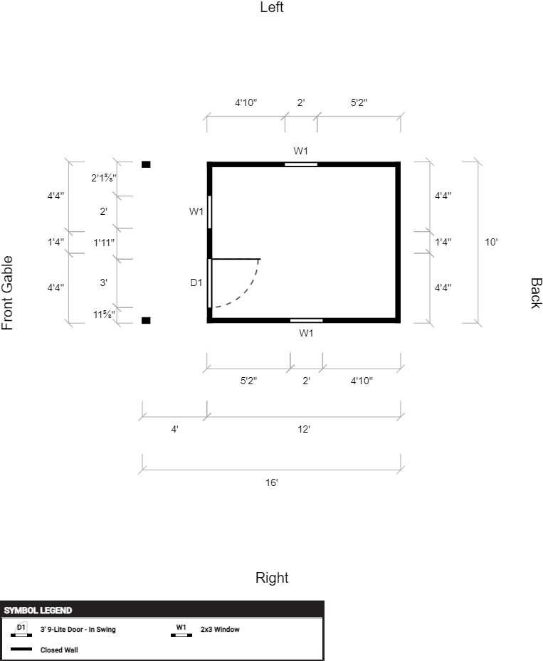 Standard Cabin 10x16/231056 R - Image 2
