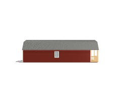 Deluxe Lofted Barn Cabin 14x40 - Image 4