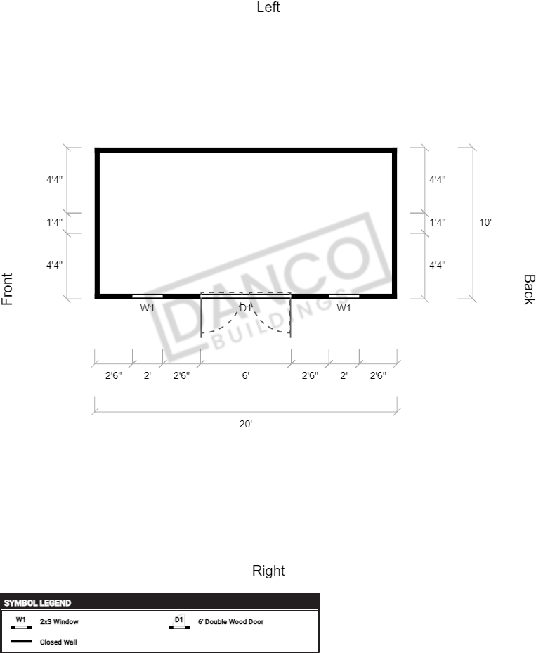 Garden Shed 10x20/231088 - Image 2