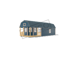 Deluxe Lofted Barn Cabin 12x32