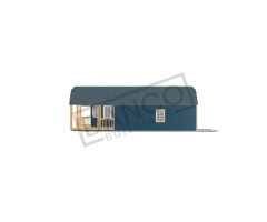 Deluxe Lofted Barn Cabin 12x32 - Image 3