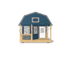 Deluxe Lofted Barn Cabin 12x32 - Image 6