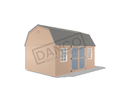 Side Lofted Barn 12x16