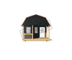 Deluxe Lofted Barn Cabin 12x40 - Image 6