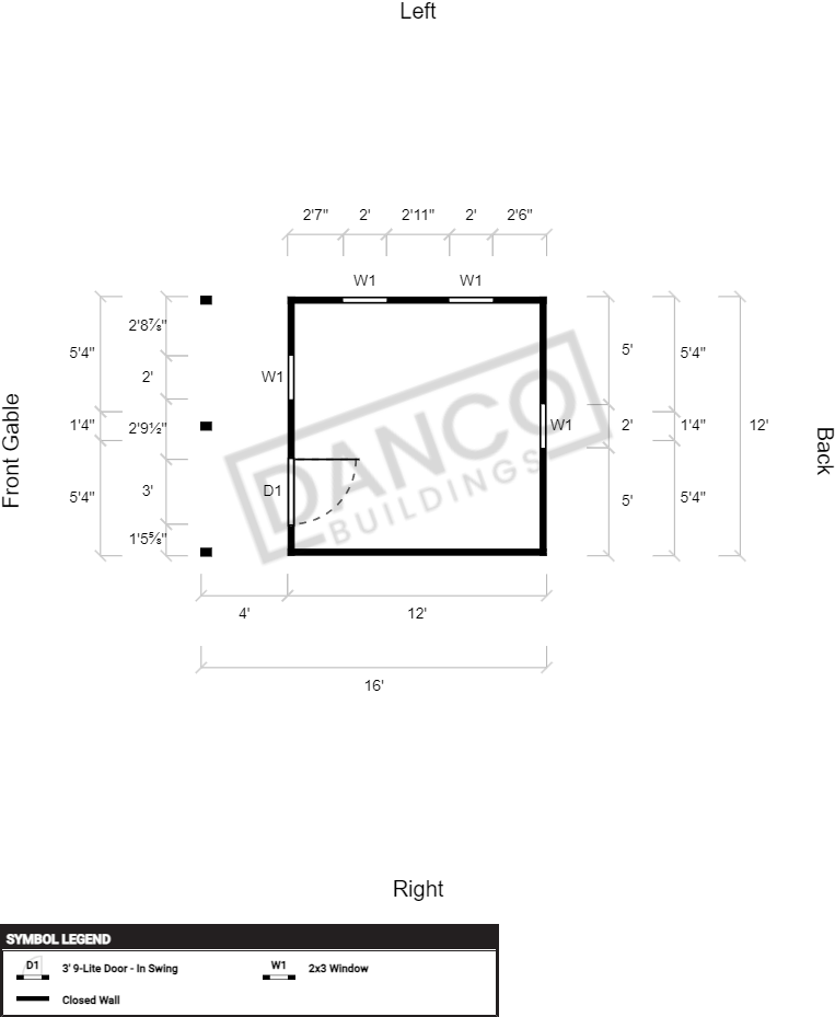 Standard Cabin 12x16 - Image 2