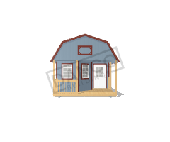 Deluxe Lofted Barn Cabin 12x40 - Image 11