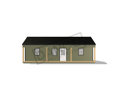 Center Porch Cabin 16x32/231248 - Image 3