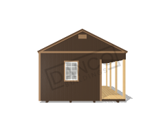 Side Porch Cabin 14x20 - Image 6