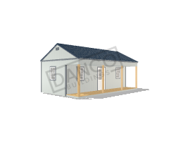 Side Porch Cabin 14x24