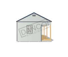 Side Porch Cabin 14x24 - Image 6