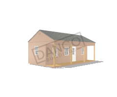 Side Porch Cabin 14x24