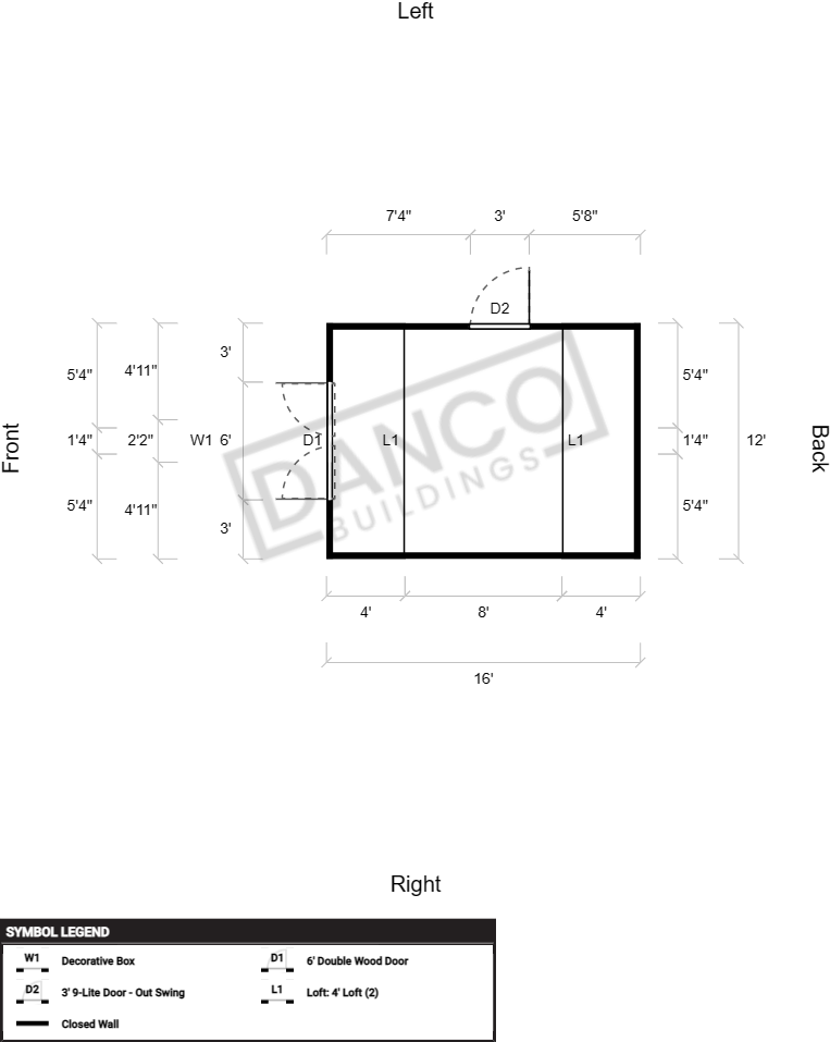 Lofted Barn 12x16 - Image 2