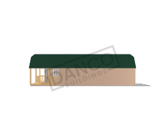 Deluxe Lofted Barn Cabin 14x40 - Image 3