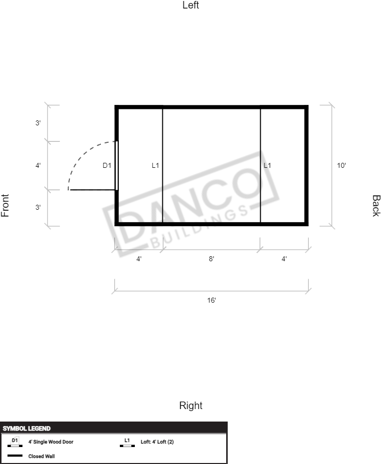 Lofted Barn Economy 10x16 - Image 2