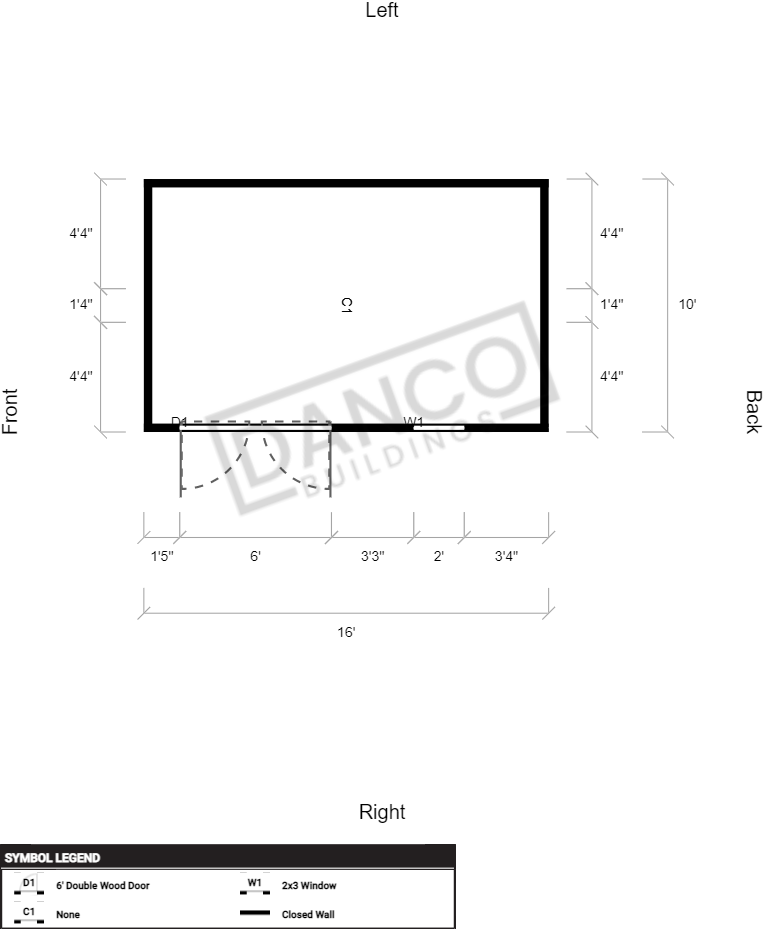 Economy Garden Shed 10x16 - Image 2