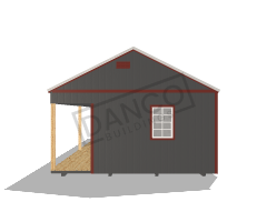 Side Porch Cabin 16x40 - Image 5