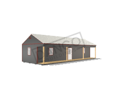 Side Porch Cabin 16x40