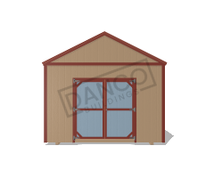Side Garden Shed 12x24 - Image 6