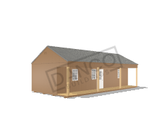 Center Porch Cabin 16x32