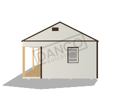 Side Porch Cabin 16x28 - Image 5