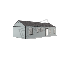 Side Garden Shed 16x40