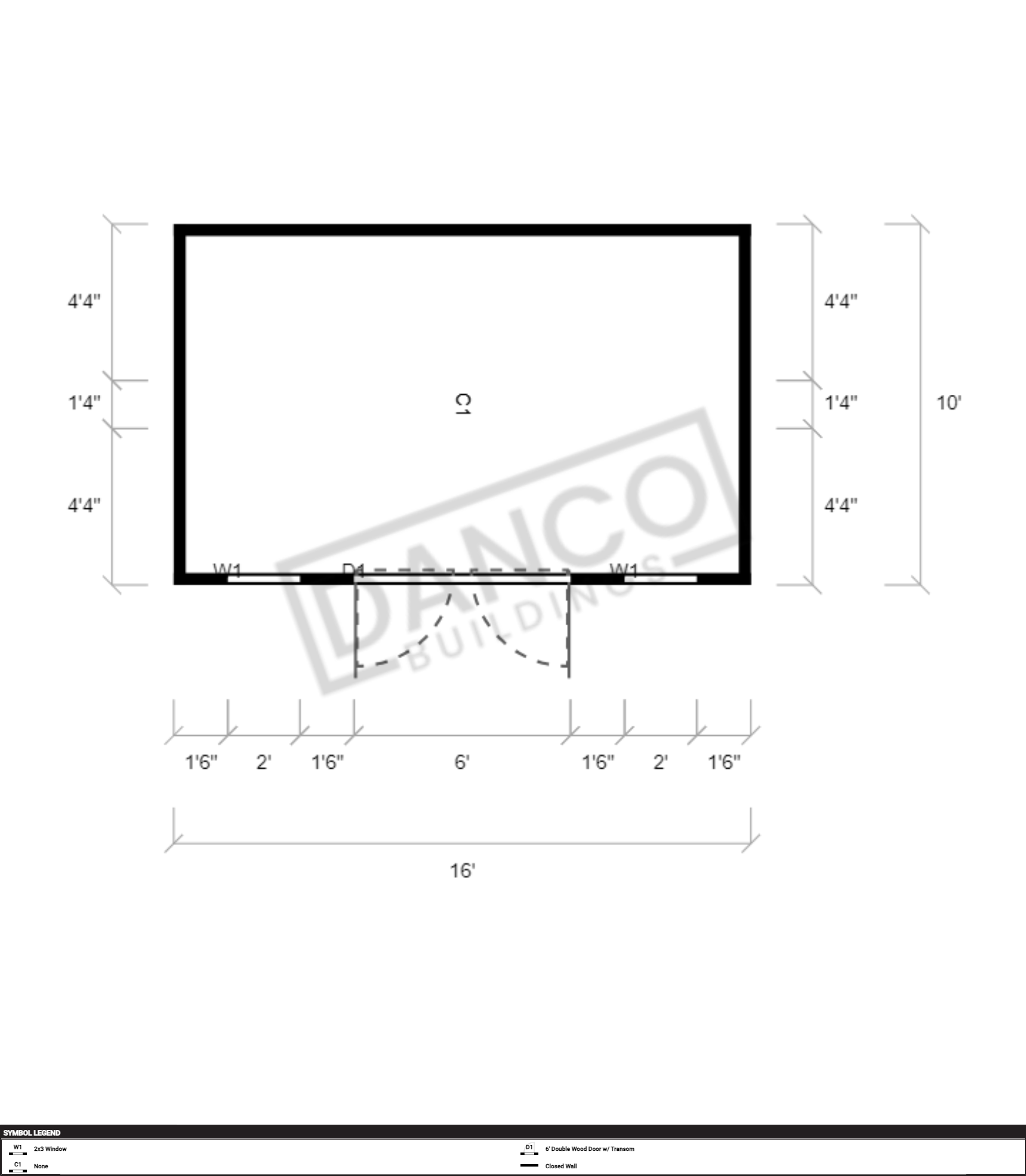 Side Garden Shed 10x16 - Image 2