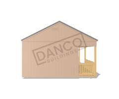 Corner Porch Cabin 16x32 - Image 6