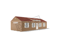 Side Garden Shed 16x40