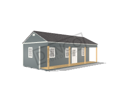 Center Porch Cabin 14x28