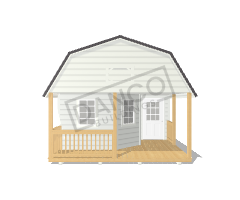Deluxe Lofted Barn Cabin 14x32 - Image 6