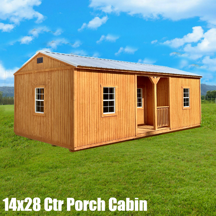 Center Porch Cabin 14x28/231377