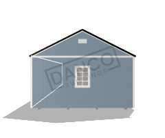 Side Garden Shed 16x40 - Image 5