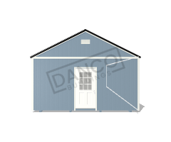 Side Garden Shed 16x40 - Image 6