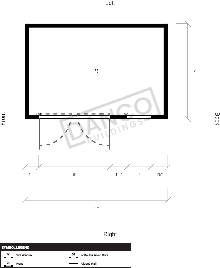 Garden Shed 8x12/231420 - Image 2