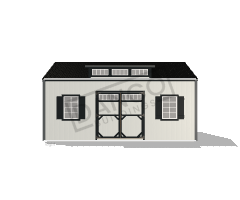 Dormer Shed 12x20 - Image 3