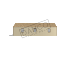 Side Garden Shed 16x40 - Image 4