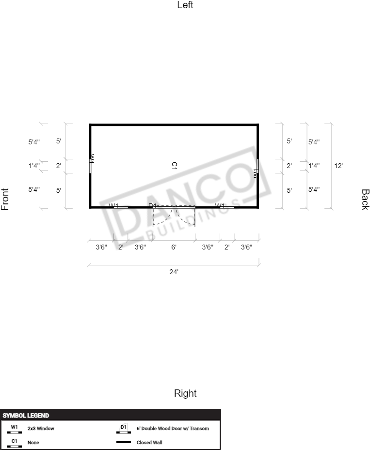 Garden Shed 12x24/231398 - Image 2