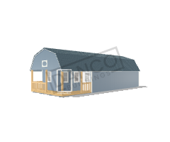 Deluxe Lofted Barn Cabin 16x40