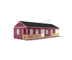 Side Porch Cabin 16x40