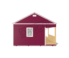 Side Porch Cabin 16x40 - Image 6