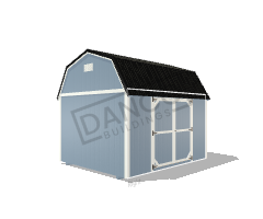 premium metal side lofted barn 10x12