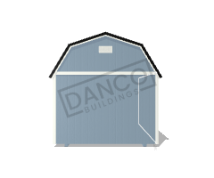 premium metal side lofted barn 10x12 - Image 6