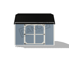 premium metal side lofted barn 10x12 - Image 3