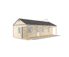 Center Porch Cabin 14x32