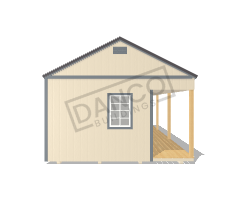 Center Porch Cabin 14x32 - Image 6