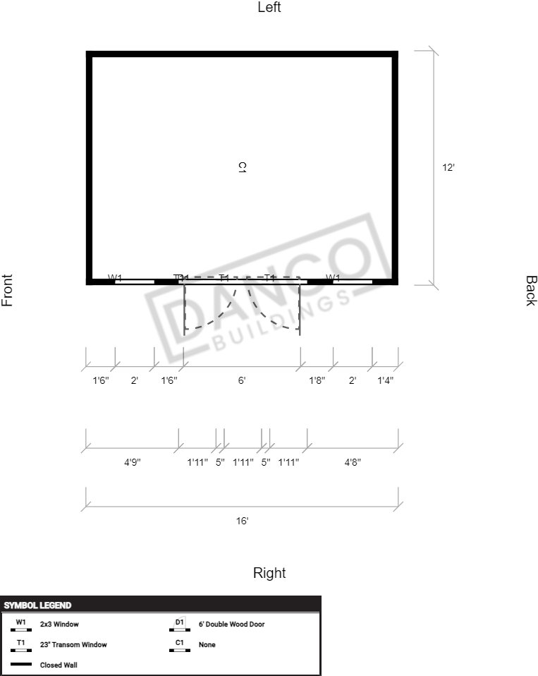 Garden Shed 12x16/231400 R - Image 2
