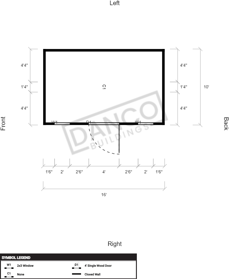 Premium Metal Garden Shed 10x16/231416 - Image 2