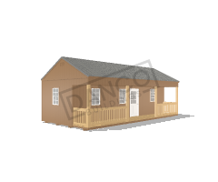 Side Porch Cabin 14x28